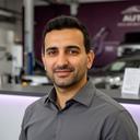 Betriebsleiter Dühring Heydari bei der Fahrzeugannahme am Standort Forstenrieder Park